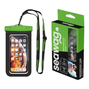 Waterproof Case - Smartphone (Black / Green) - Universal Size