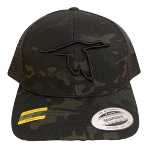 YP CLASSICS® MULTICAM® BLACK/RETRO TRUCKER CAP P/G